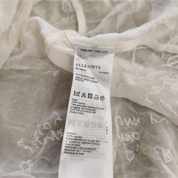 ALLSAINTS Abelie Verity Dress | Size XS - Picture 6 of 11